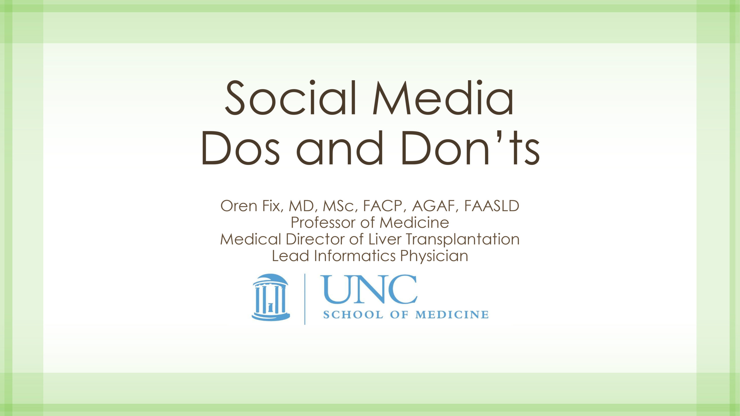 21 UPDATED – Oren Fix NCSG 2023 Social Media Dos and Donts
